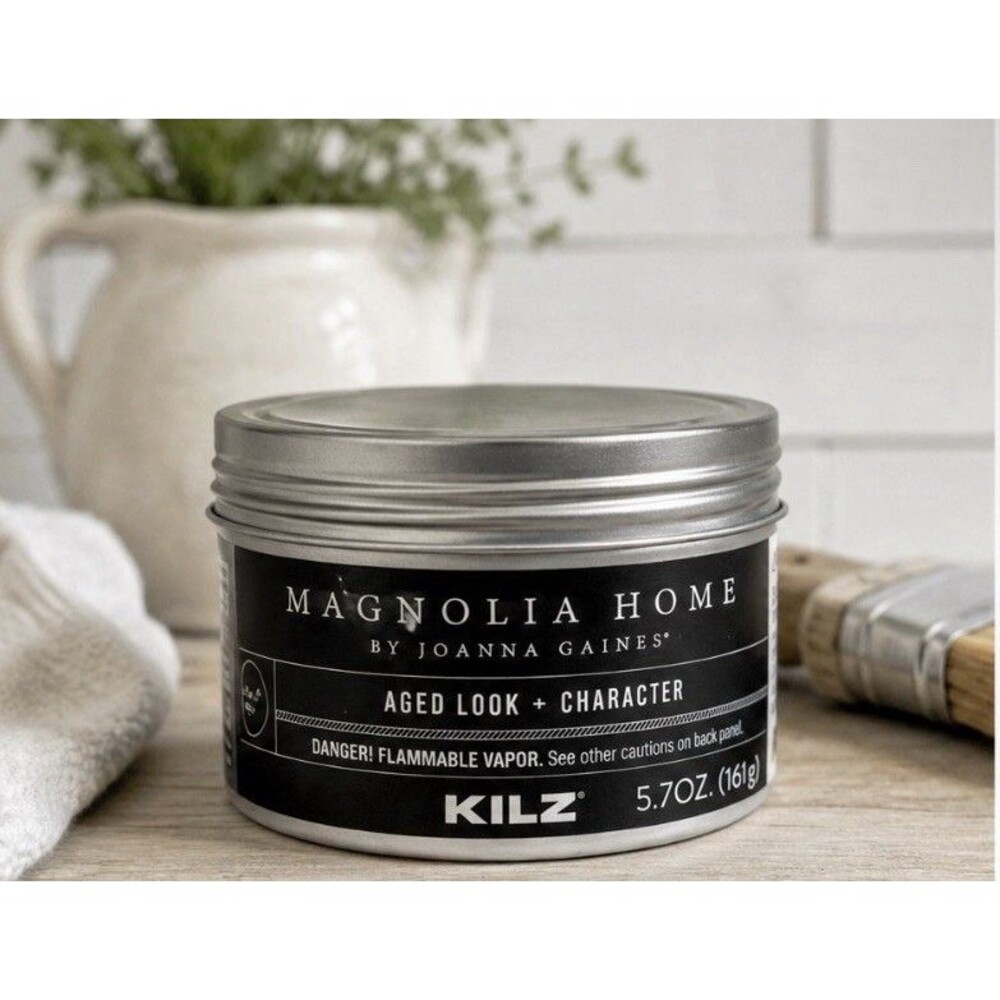 Discontinued Magnolia Home Joanna Gaines Dark Wax Aged Look KILZ Furniture